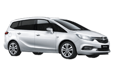 Car Hire Kingswood - Vauxhall Zafira 5 + 2 - Minibus hire Kingswood